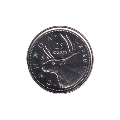 2020 25 cents BU (MS-69) - NEAR PERFECT GEM