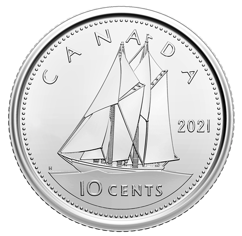 2021 Ensemble 7 pièces: Première frappe + 2 x 50¢ d'un roul. spécial (Armoiries) - BU HAUTE QUALITÉ