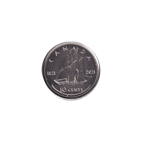 2021 10 cents 1921-2021 BU (MS-68) Superb GEM +