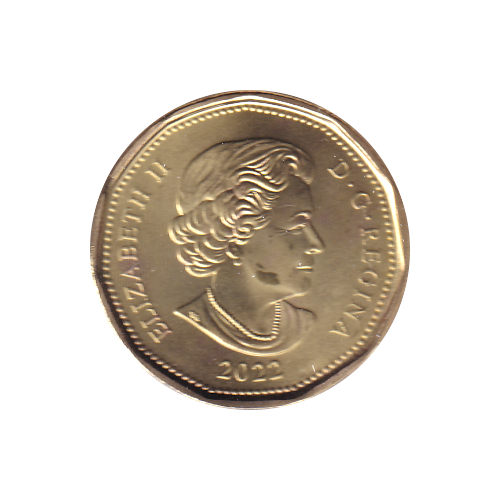 2022 Loonie (1$) Oscar Peterson  BU (MS-65)
