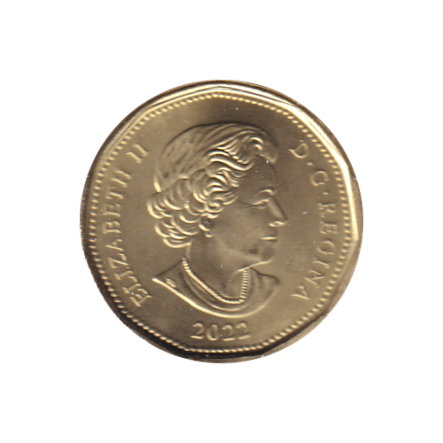 2022 Loonie (1$) Oscar Peterson  BU (MS-67)
