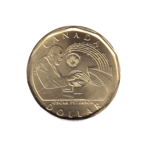 2022 Loonie (1$) Oscar Peterson  BU (MS-67)