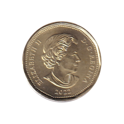 2022 Loonie (1$) Oscar Peterson COULEUR  BU (MS-64)