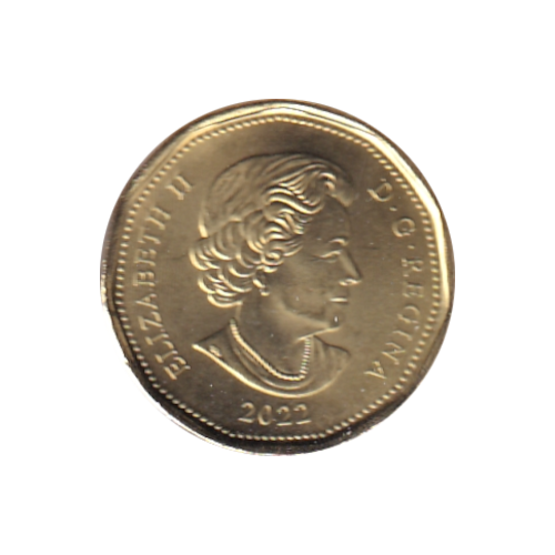 2022 Loonie (1$) Oscar Peterson COULEUR  BU (MS-68)