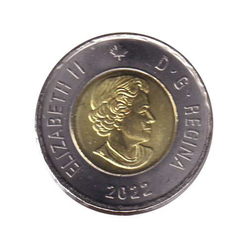2022 Toonie (2$) Summit Series Color  BU (MS-65) GEM