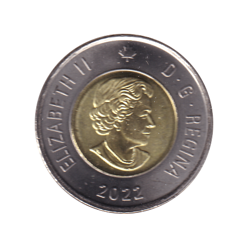 2022 Toonie (2$) Summit Series Color  BU (MS-66) GEM +