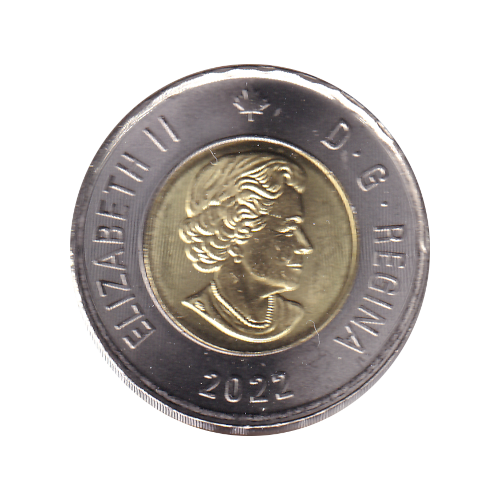 2022 Toonie (2$) Summit Series Color  BU (MS-67) SUPERB GEM