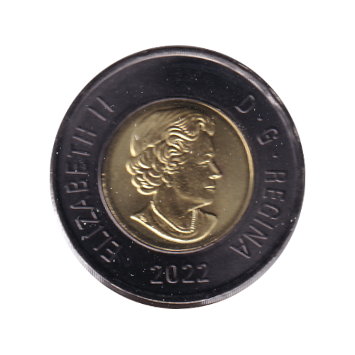 2022 Toonie (2$) BLACK RING TRIBUTE  BU (MS-68) SUPERB GEM +