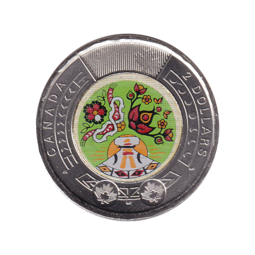 2023 Toonie (2$) Autochtones Couleur  BU (MS-67) SUPERB GEM