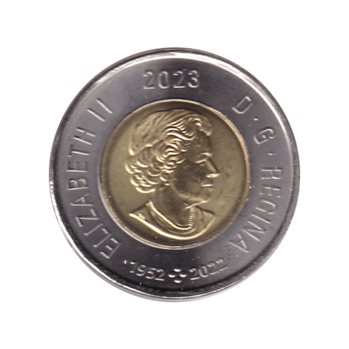 2023 Toonie (2$) Riopel Couleur  BU (MS-65) GEM