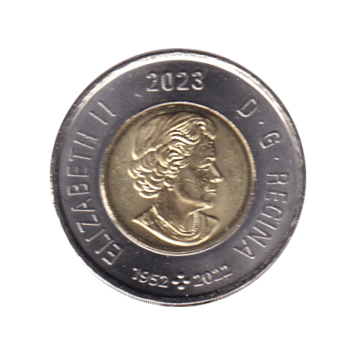 2023 Toonie (2$) Riopel Couleur  BU (MS-66) GEM +