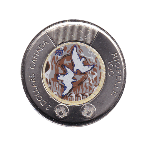2023 Toonie (2$) Riopel Couleur  BU (MS-66) GEM +