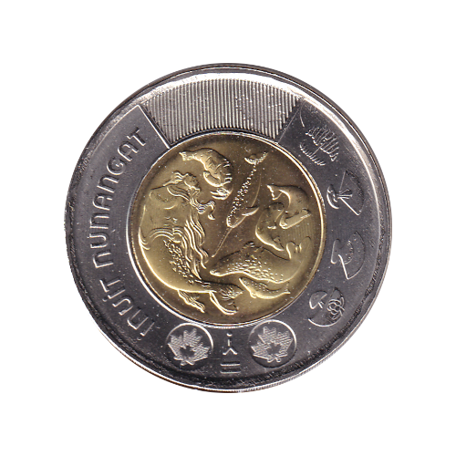 2024 Toonie (2$) Duo Nunangat Régulier et Couleur BU (All Mint State)