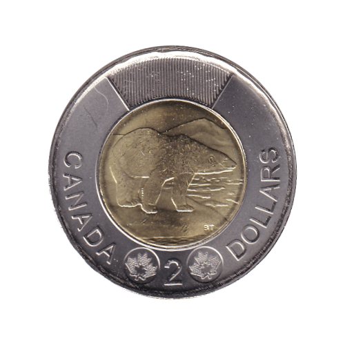 2024 Toonie (2$) Ours Polaire - BU (MS-69) SUPER GEM NEAR PERFECT
