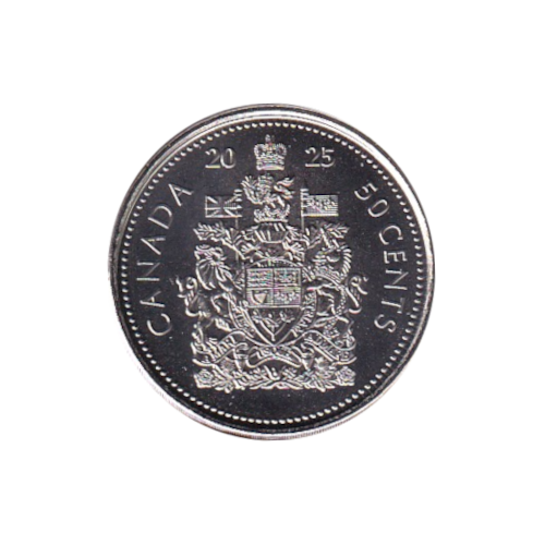 2025 50 cents BU (From FIRST STRIKE Roll) - ALL MINT STATE