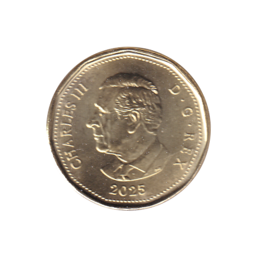 2025 Loonie (1$) Duo Court Suprême Régulier et Couleur BU (All Mint State)