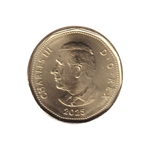 2025 Loonie (1$) Court Suprême Couleur - BU  (All Mint State)