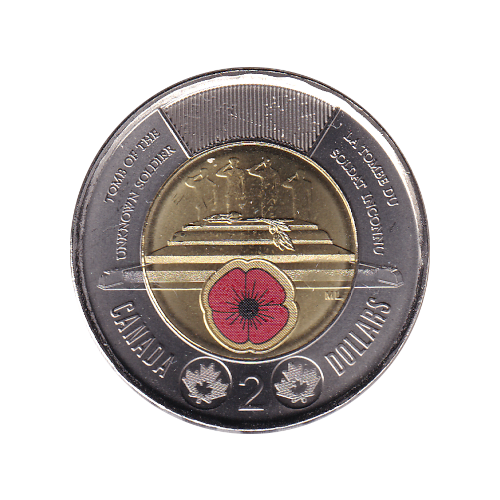 2025 Toonie (SET) Soldat Inconnu Couleur et NC - BU (All Mint State)