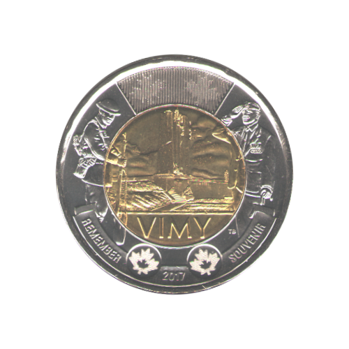 2017 Toonie (2$) VIMY  BU (MS-63)