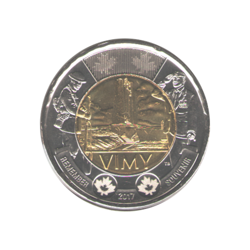 2017 Toonie (2$) VIMY  BU (MS-65)