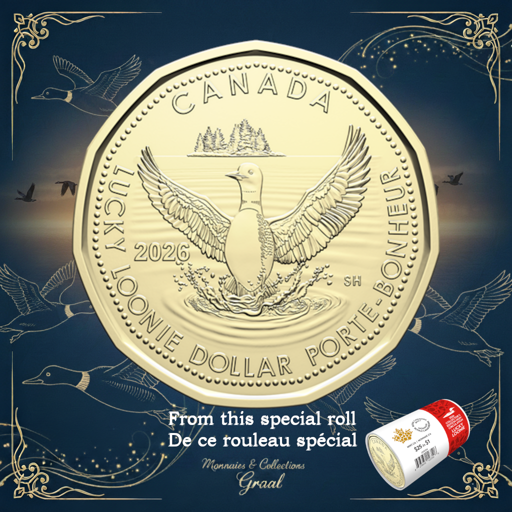 2026 Canada : 1 Dollar "Lucky Loonie" (Bonheur) Qualité BU — NEW