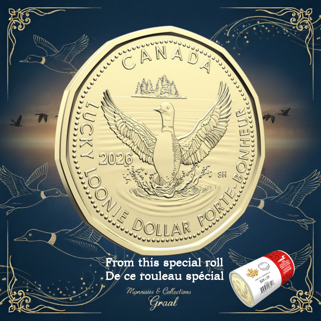 2026 Canada : 1 Dollar "Lucky Loonie" (Bonheur) Qualité BU — NEW