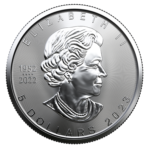 2023 Canada Maple Leaf 5 Dollars (5$) 1 oz Argent Pur .9999