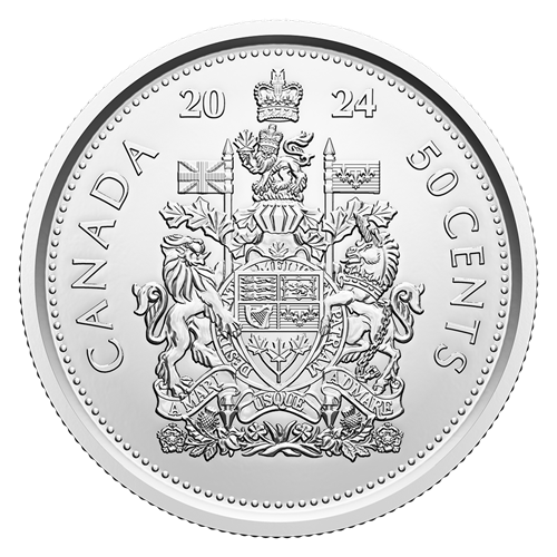 2024 Ensemble 6 pièces: Première frappe + 50¢ classique d'un roul. spécial - BU HAUTE QUALITÉ
