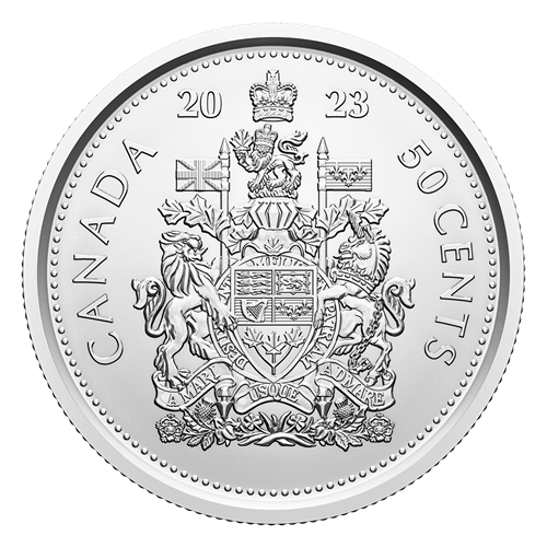 2023 Ensemble 6 pièces Charles III: Première frappe + 50¢ classique d'un roul. spécial - BU HAUTE QUALITÉ