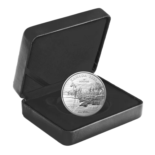 2026 Canada 5$ Maple Leaf - 1 oz Arg2025 Canada 30$ 2 oz Argent Bateman Mustang Country - PROOF - Faible tirage