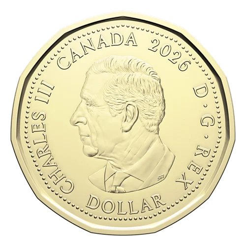 2026 Loonie (1$) Duo - Coupe du Monde FIFAᵀᴹ - Régulier et Couleur - BU