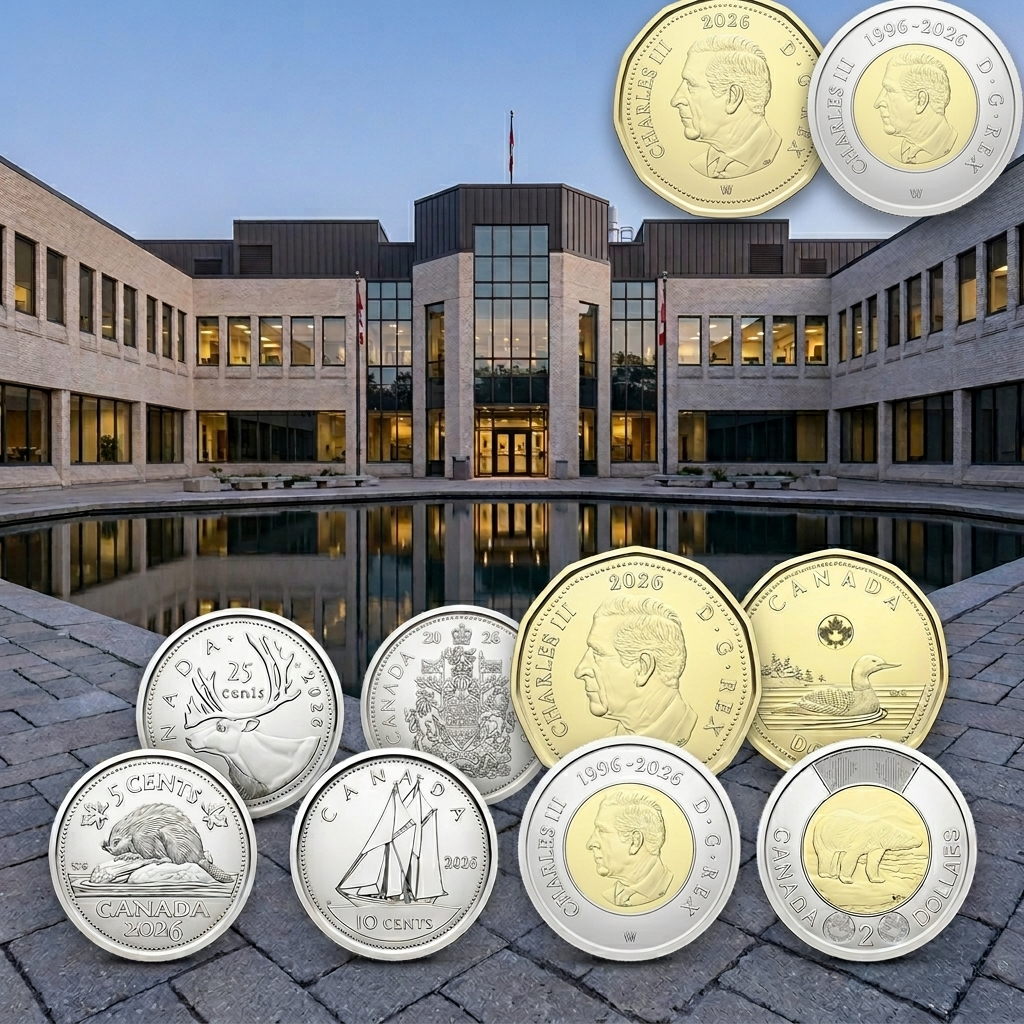 2026 Canada Ensemble de pièces 50e Anniversaire MRC Winnipeg - NBU (PL)